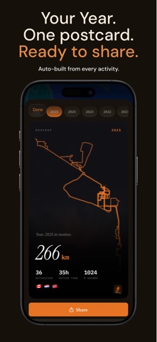 MoveMap: Lifetime GPS Heatmap Screenshot 5 of 7
