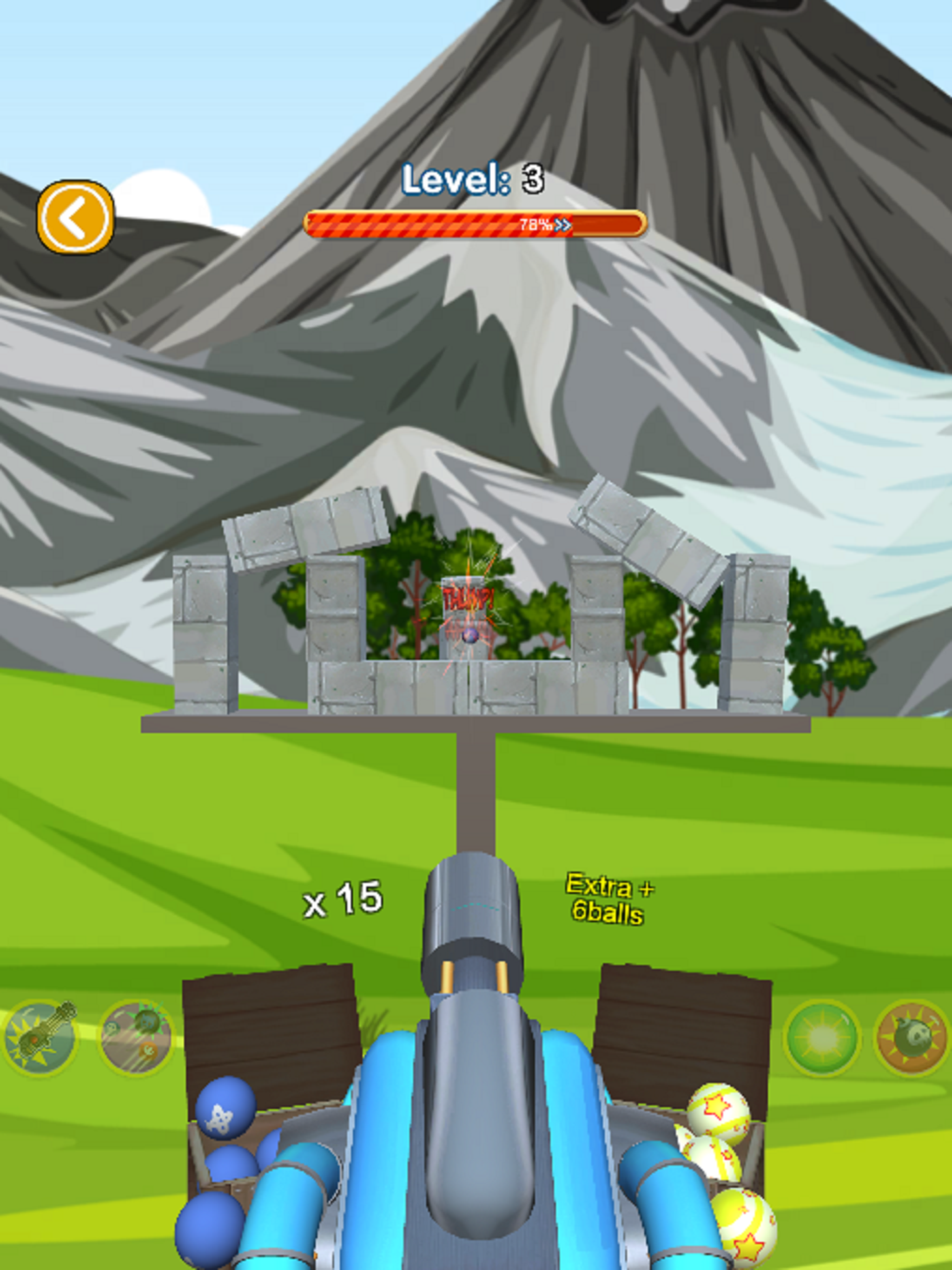 Cannon Ball Knock Balls screenshot 6