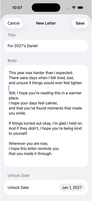 See You Letter – Time Capsule screenshot 1