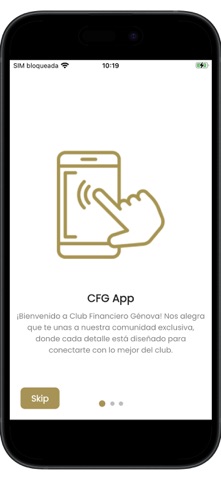 Club Financiero Génova App screenshot