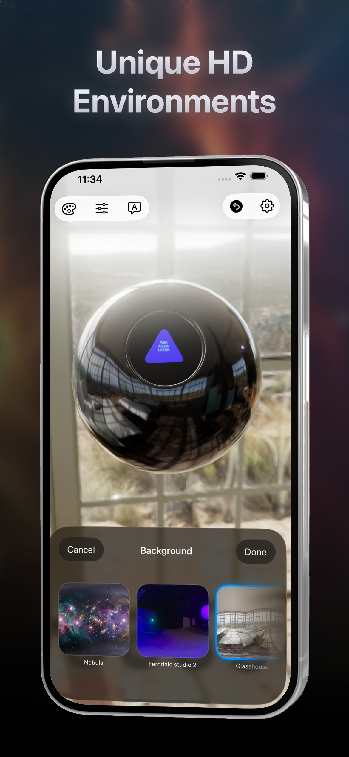 Magic 8 Ball app screenshot 2