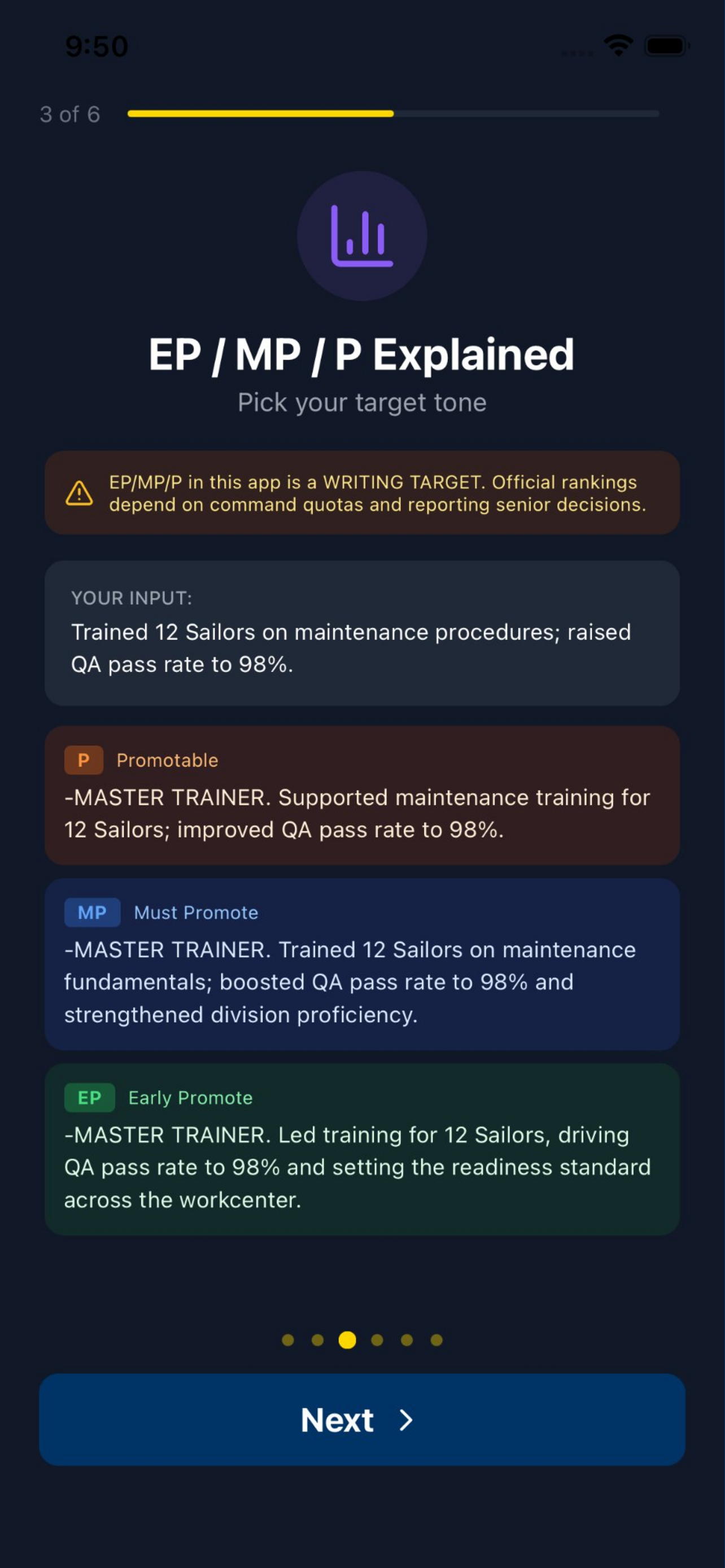 Navy Eval Writer