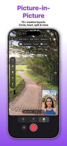 2 POV - Dual Camera Video iPhone screenshot