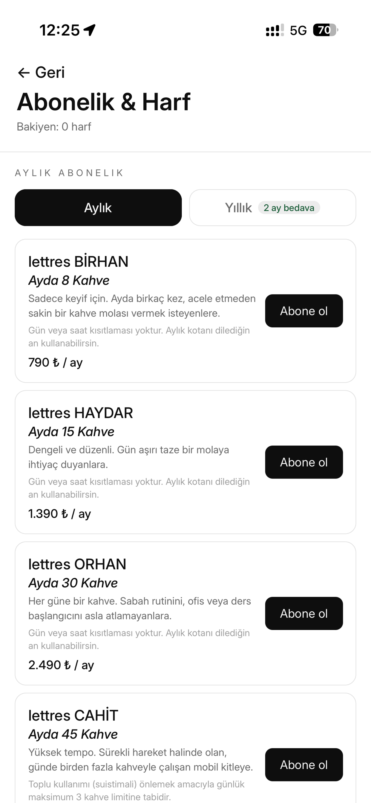 lettresKAFE screenshot 3