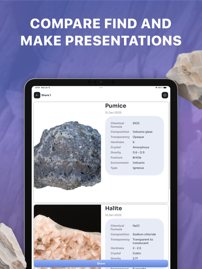 STONE IDENTIFIER gem  rock id