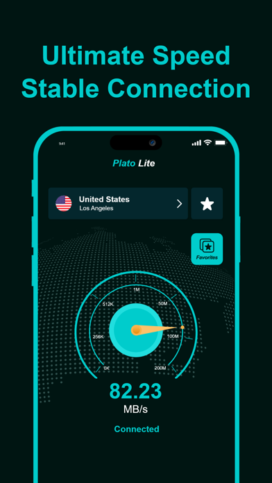 Plato VPN Super:Fast VPN Proxy iPhone screenshot