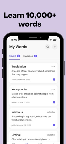 Vocab Builder: Learn new words screenshot