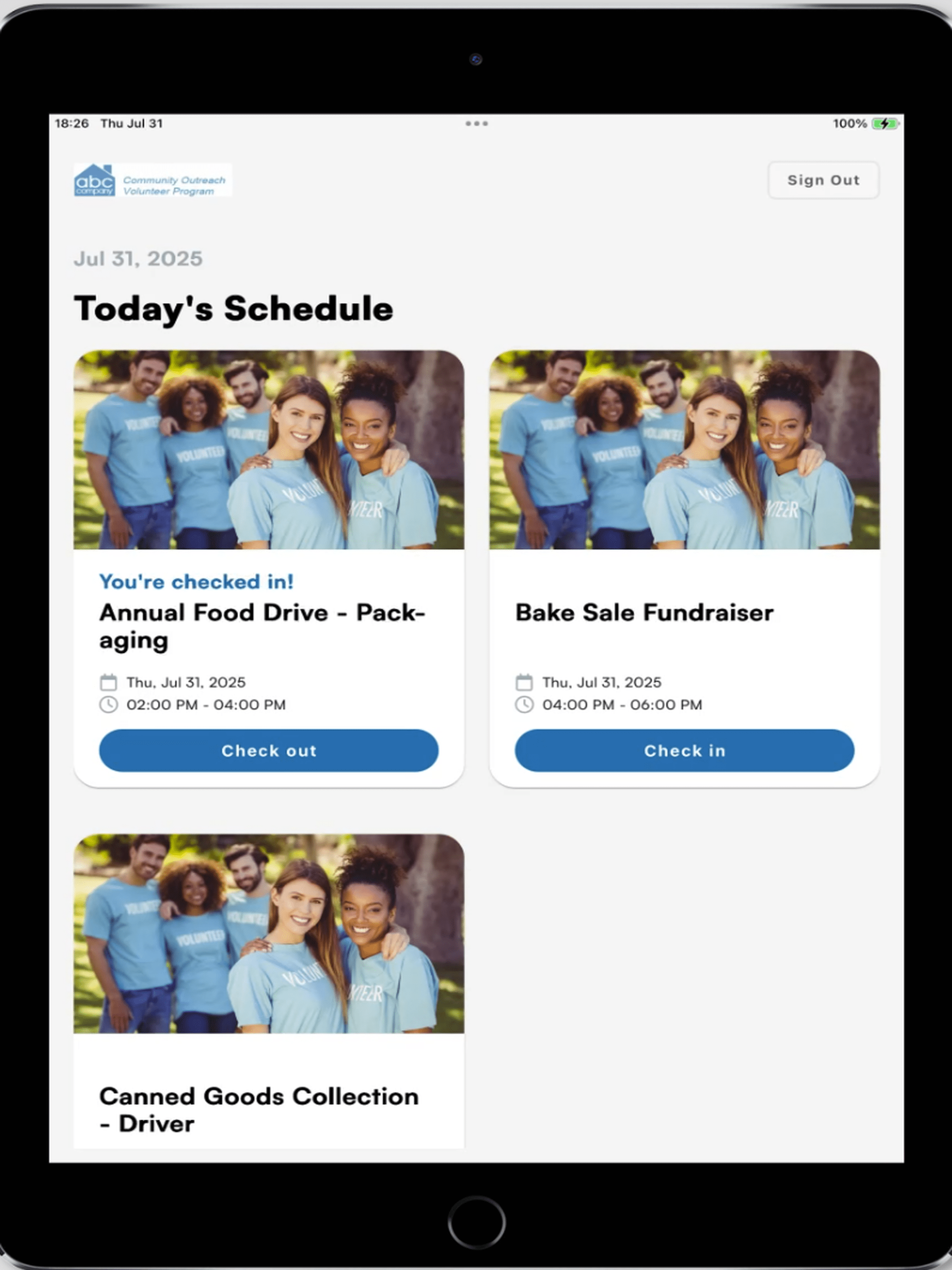 VolunteerHub App