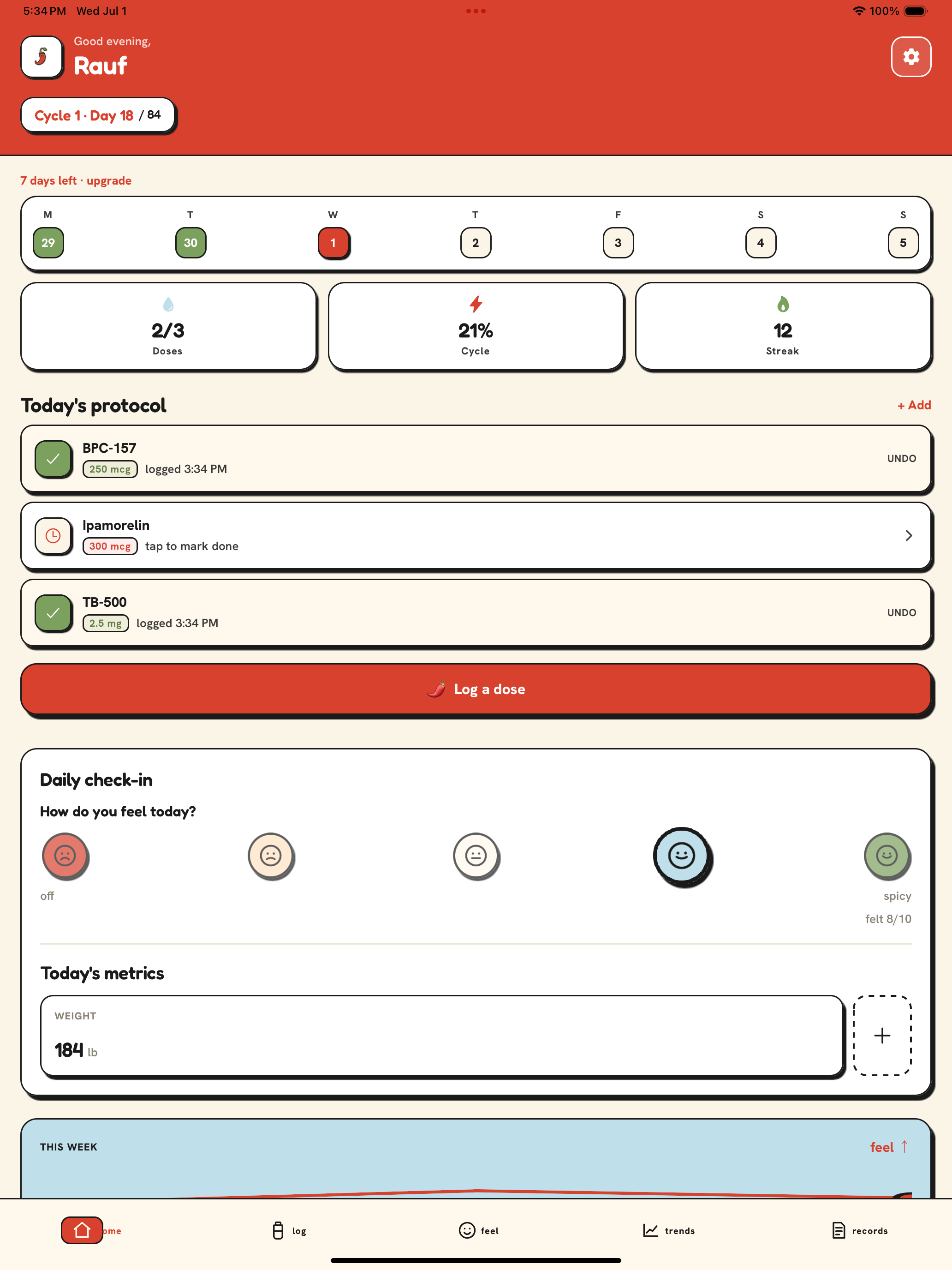 Piri: Peptide Tracker screenshot 6