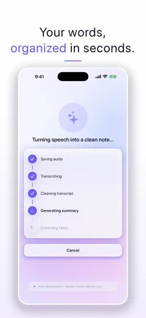 Sono Note: Voice to Text Notes screenshot 2