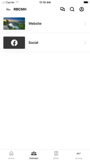 River Bible Church MH screenshot 2