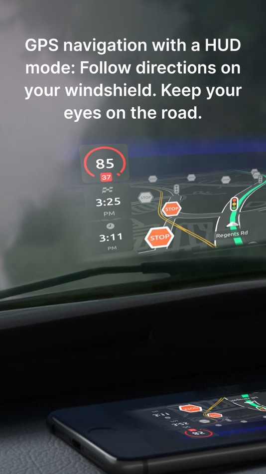 #1. Hudway Go: Navigation with HUD (iOS) Podle: HUDWAY LLC