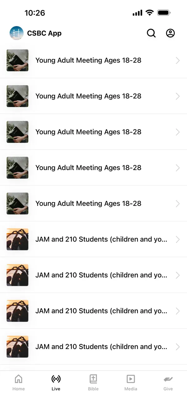 Screenshot #2 pour Cloud Springs Baptist Church