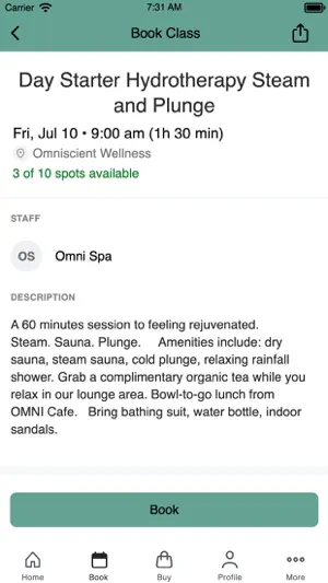 Omniscient Wellness Spa screenshot 3