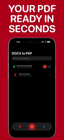 DOCX to PDF & Converter Screenshot 2 of 3