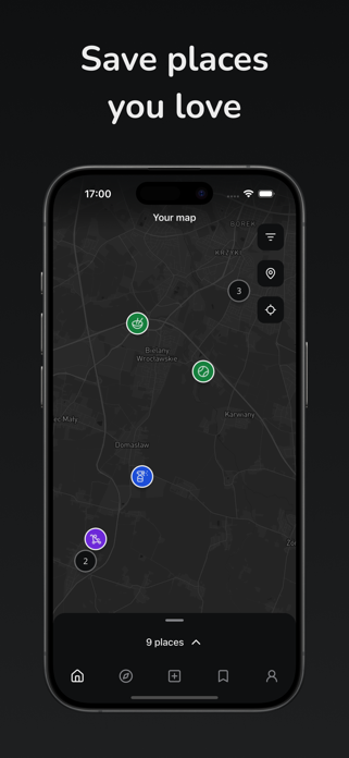 Maptera – Map & Save Places Screenshot 1 of 5