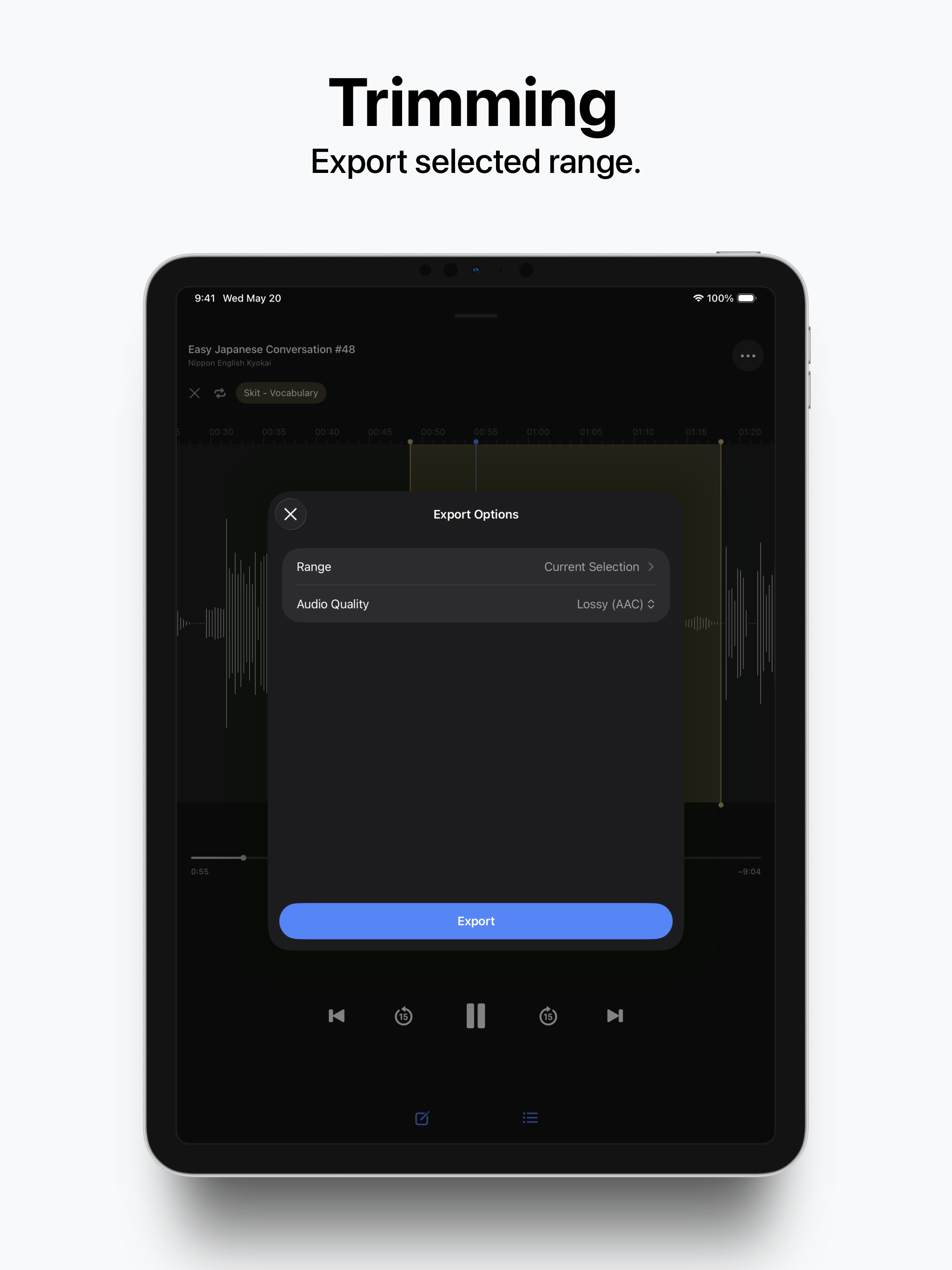Sailer: Audio Player