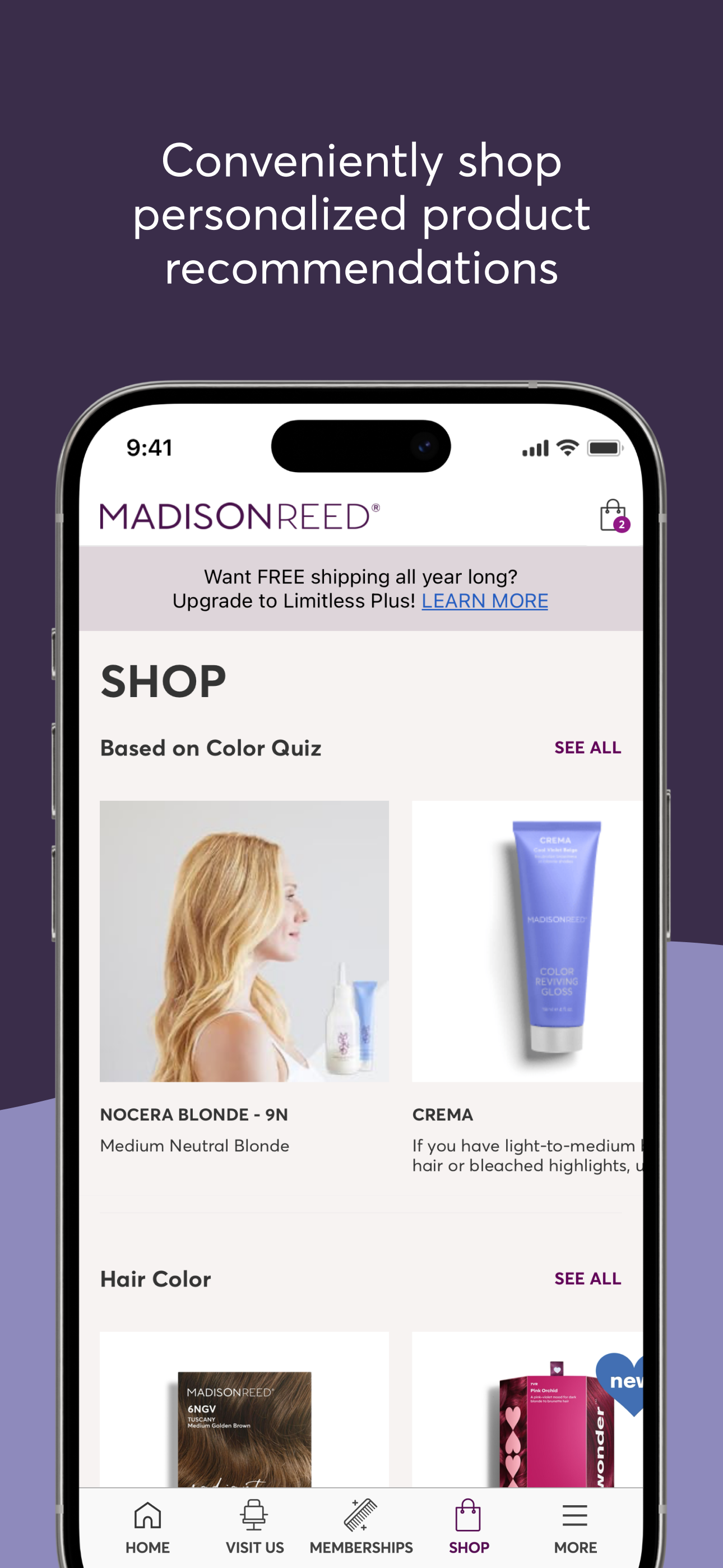 Madison Reed App