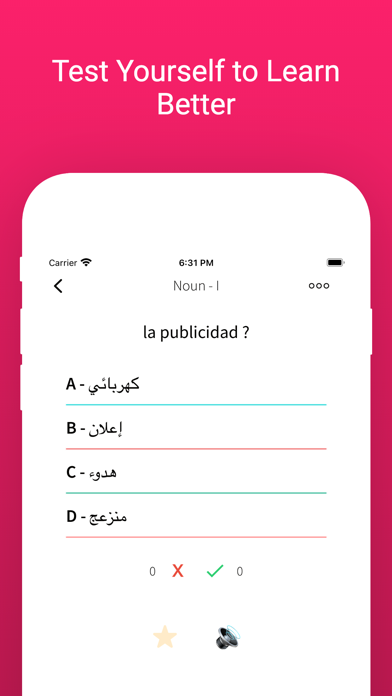 Learn Arabic & Spanish Screenshot