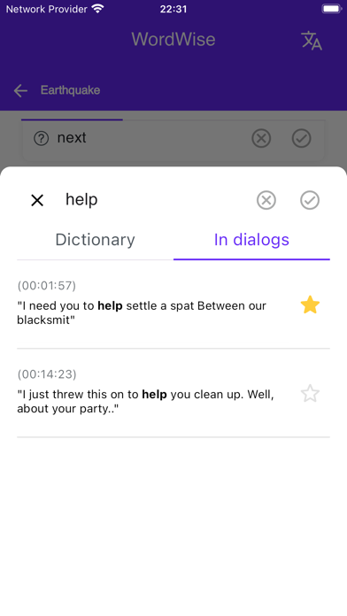 MovieWordWise Screenshot
