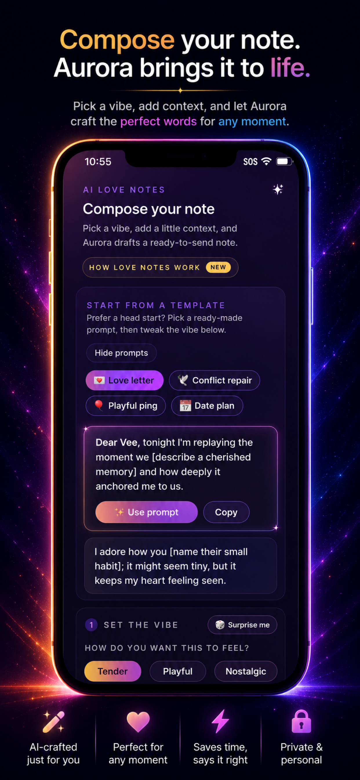 Aurora: AI Relationship Coach screenshot 4