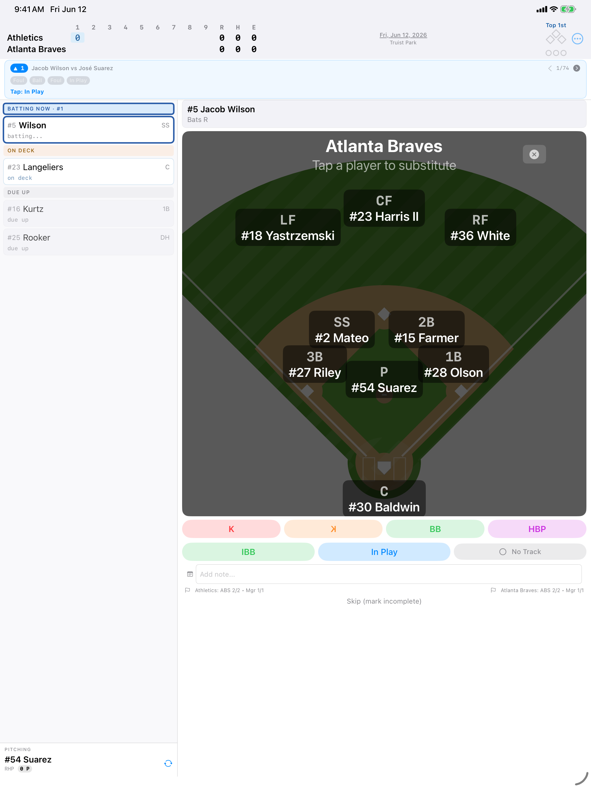 BaseballScorer screenshot 15