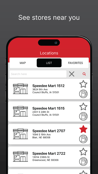 Speedee Mart Rewards Screenshot