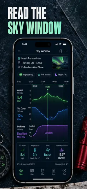 Aurora Northern Lights Planner screenshot 2