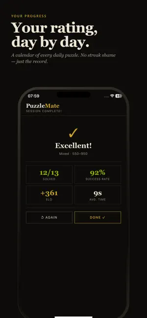 PuzzleMate - Chess Puzzles screenshot 3