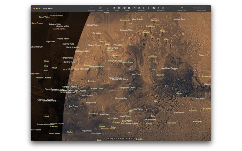 Mars Atlas Screenshot