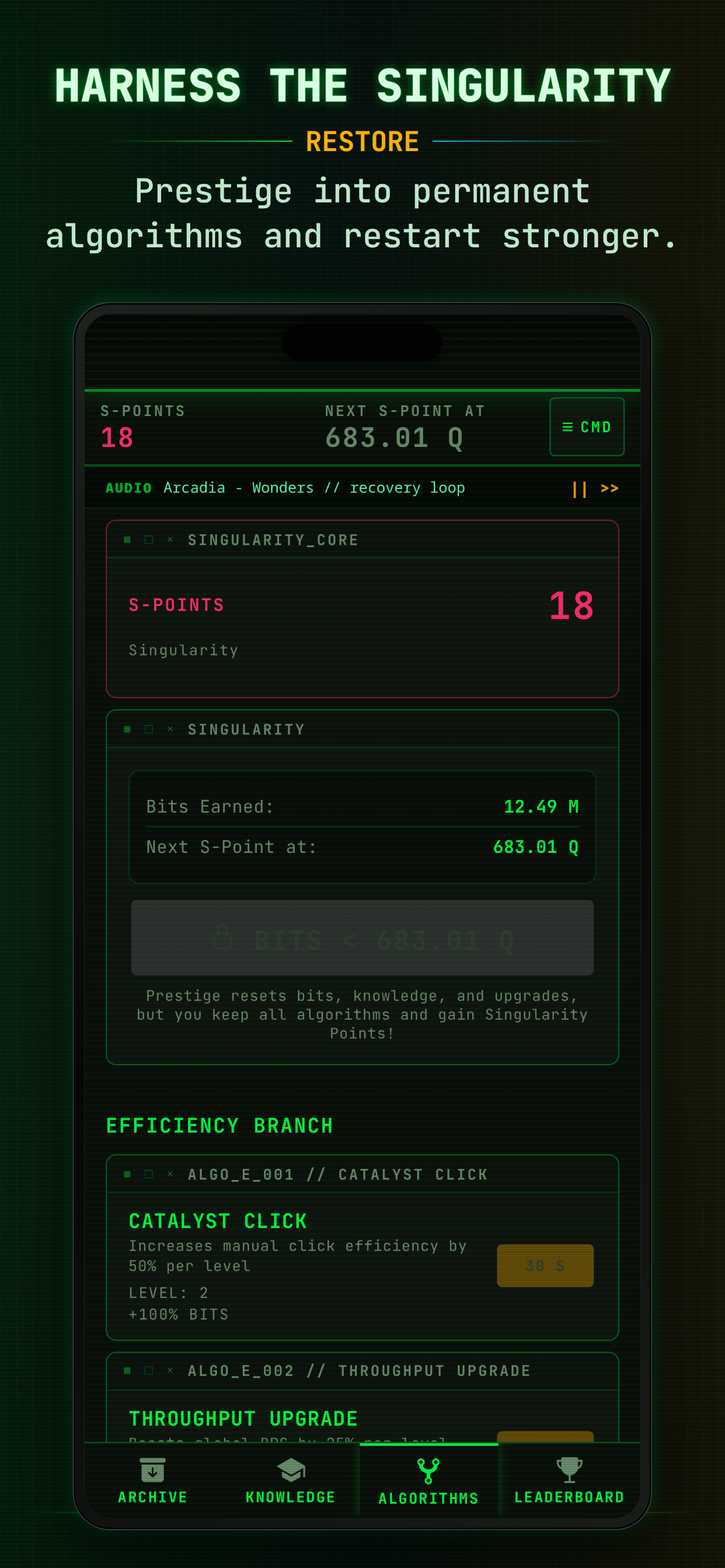 Idle Archive: Data Clicker