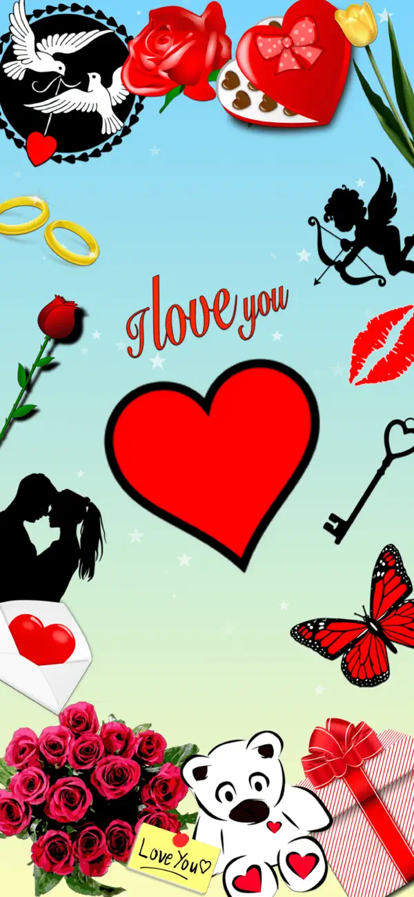 Screenshot #1 pour Je t'aime • Stickers & Emoji