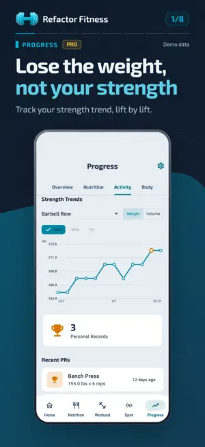 Refactor Fitness screenshot 1