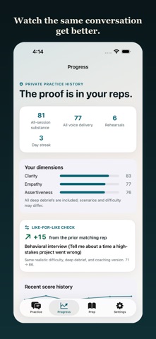 Poised: Conversation Coach screenshot