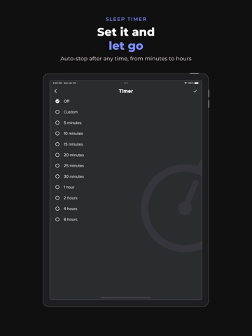 White Noise for Deep Sleep iPad screenshot