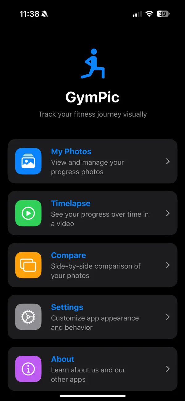 Screenshot #1 pour LocalOne Gym Pics