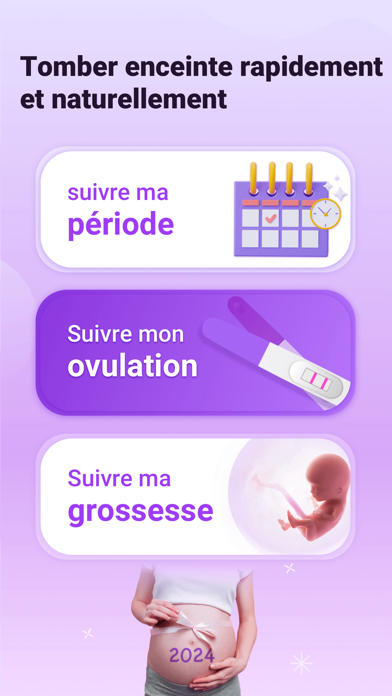 Screenshot #1 pour Premom Calendrier Ovulation