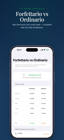 Forfettario Simulator 2026 iPhone screenshot