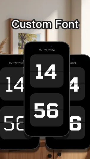 Flip Clock: Dijital Saat iPhone Ekran Görüntüsü 6