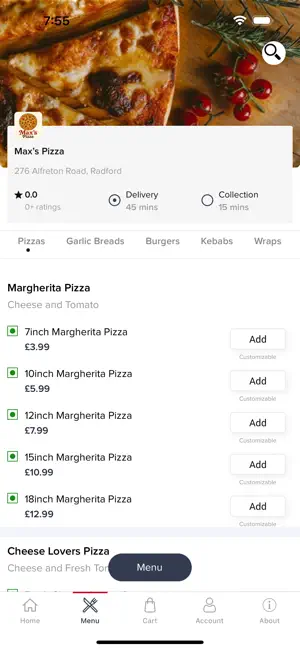 Max’s Pizza screenshot 2
