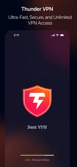 Thunder VPN - Proxy Unlimited screenshot 1