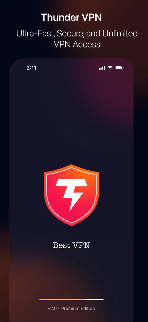 Screenshot #1 pour Thunder VPN - Proxy Unlimited