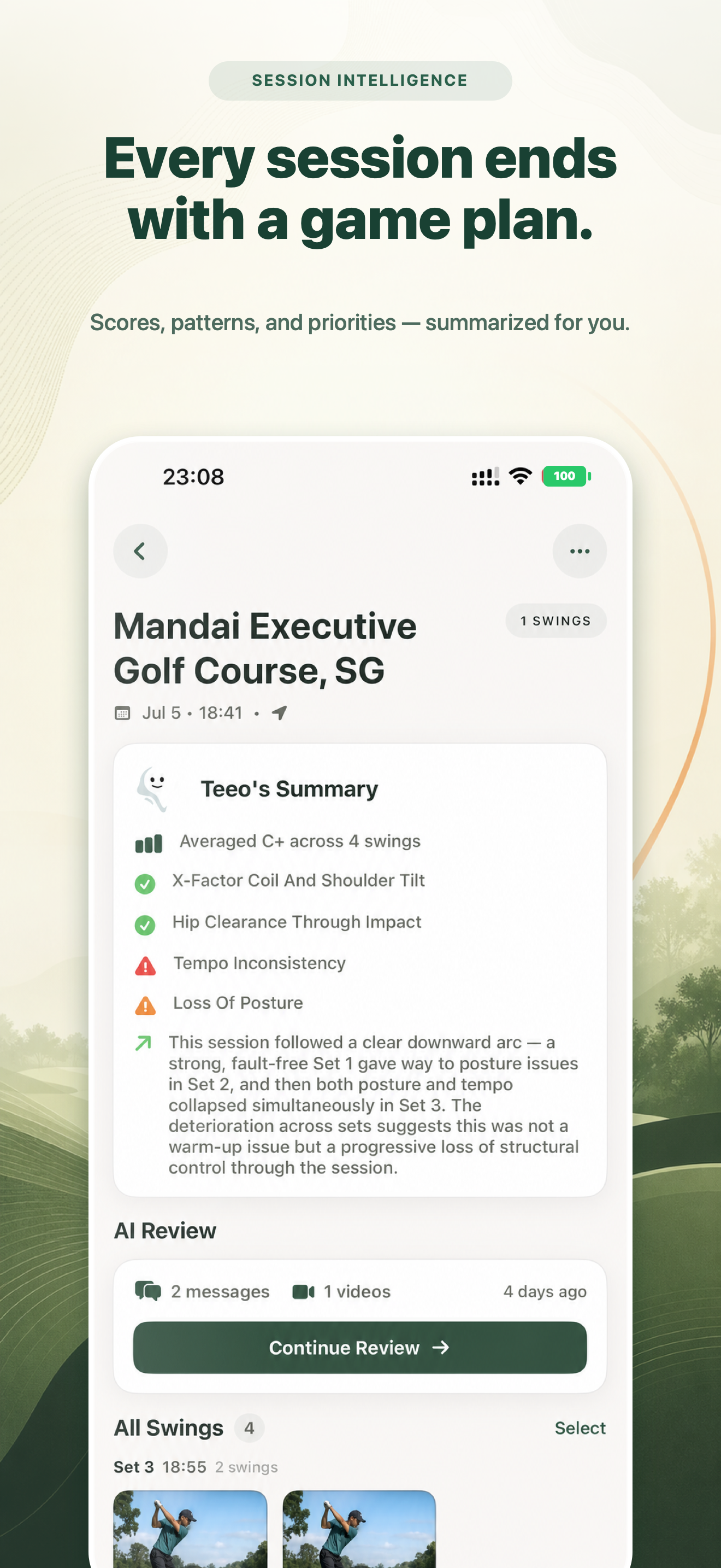Teeo - Your AI Golf Companion screenshot 2