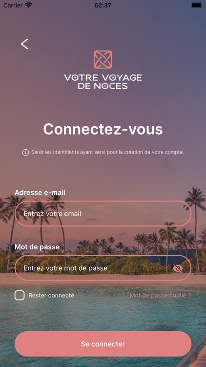 Votre voyage de noces