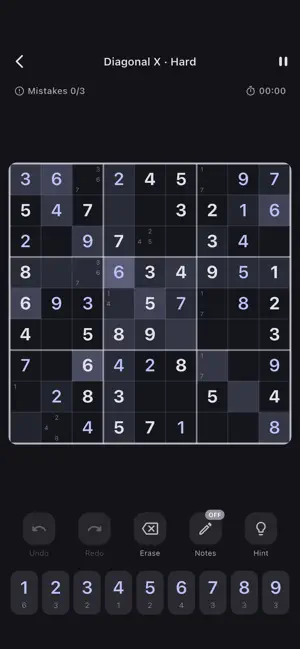 Sudoku Nexus: Killer & X screenshot 1