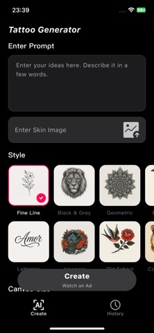 App screenshot