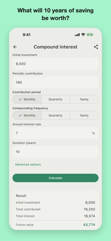 Fincal: Loan & Interest Calc Screenshot 5 of 8