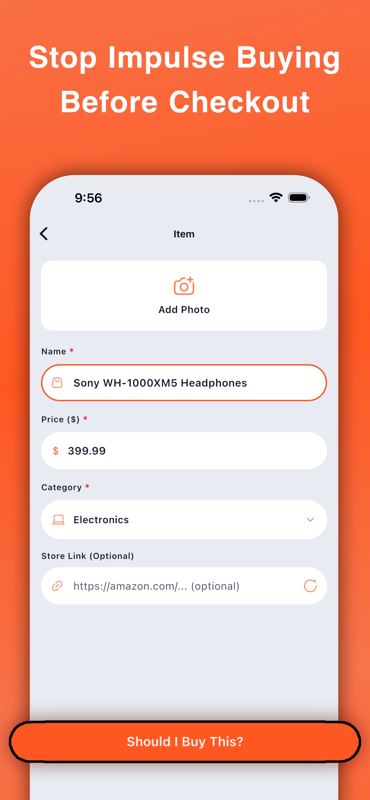 Screenshot 1 of AI Buy No Buy Checklist | OSS