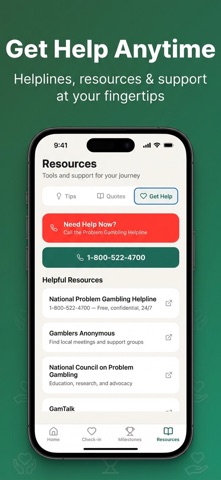 GambleBlocker: Self-Help screenshot