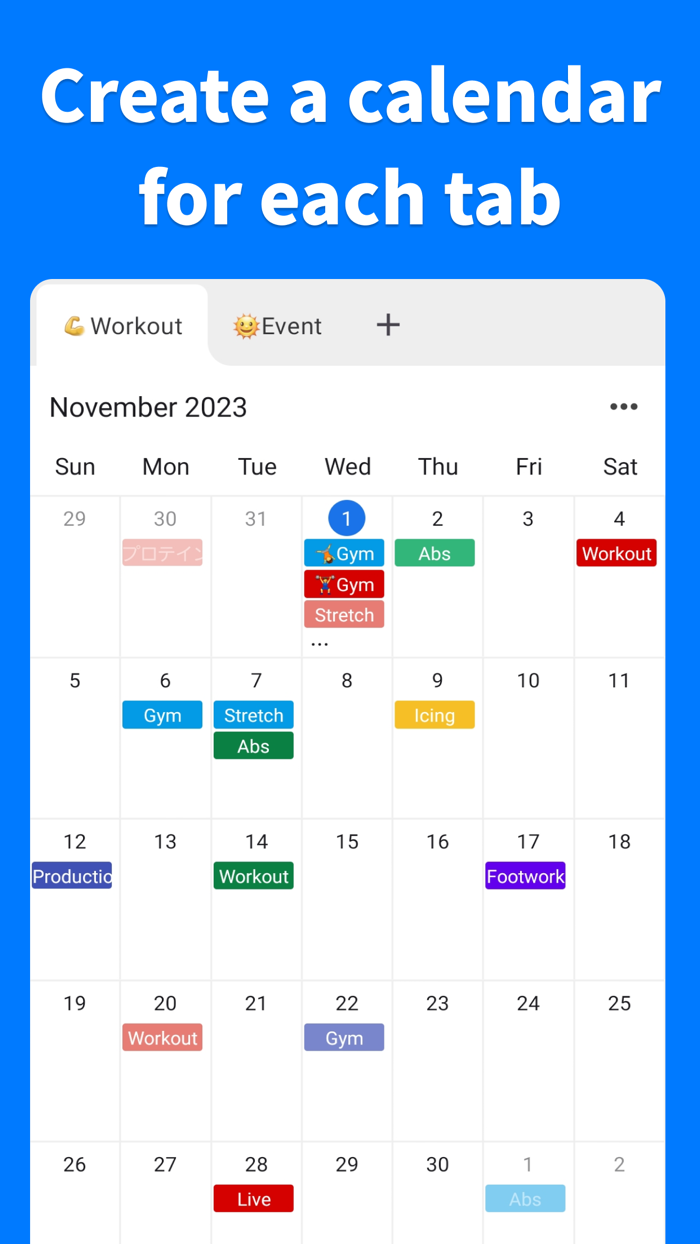 Plan Calendar -Make a Schedule